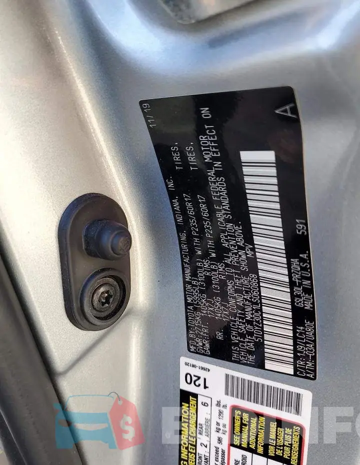 5TDYZ3DC1LS060868 Photo# 13