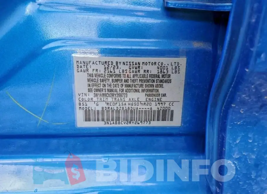 3N1AB8CV2RY269773 Photo# 13