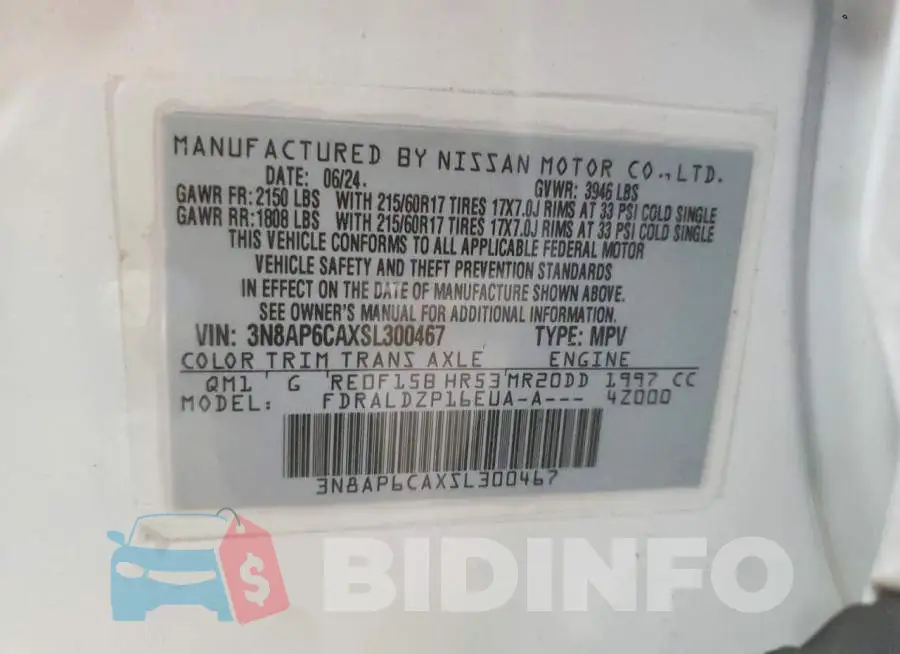 3N8AP6CAXSL300467 Photo# 14