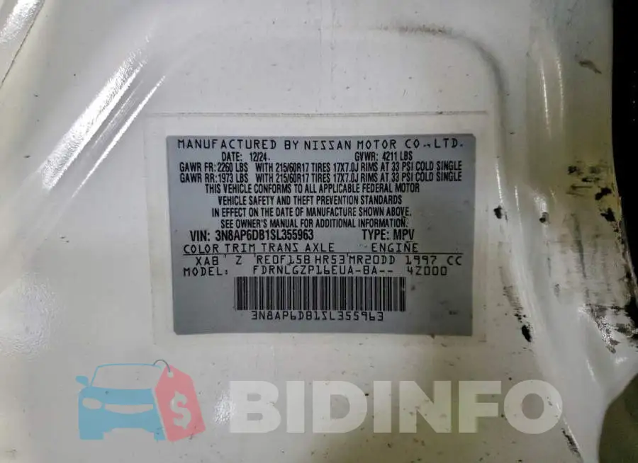 3N8AP6DB1SL355963 Photo# 14