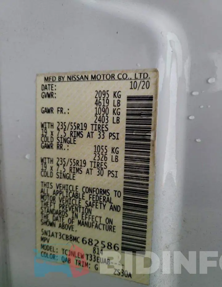 5N1AT3CB8MC682586 Photo# 14