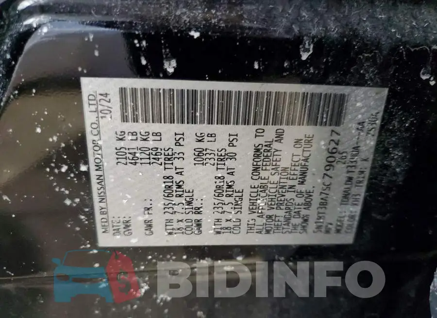5N1BT3BA7SC790627 Photo# 14