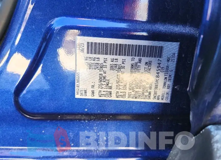 5N1BT3BB5PC845947 Photo# 13