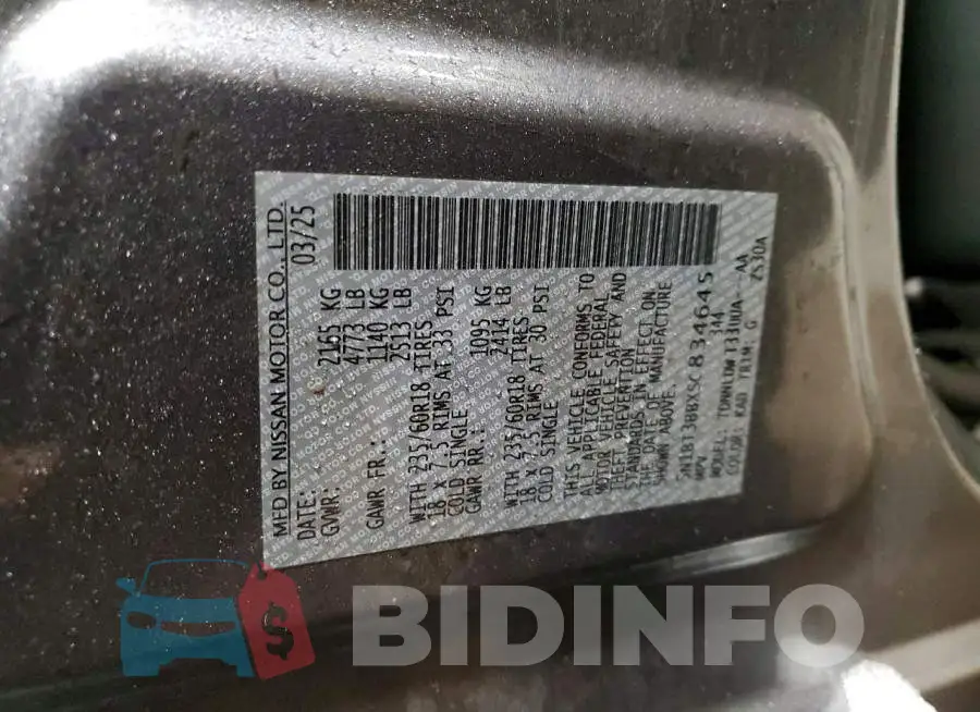 5N1BT3BBXSC834645 Photo# 14