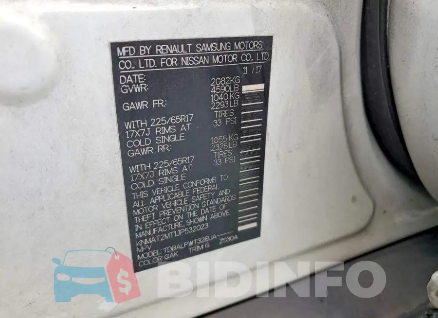 KNMAT2MT1JP532023 Photo# 13