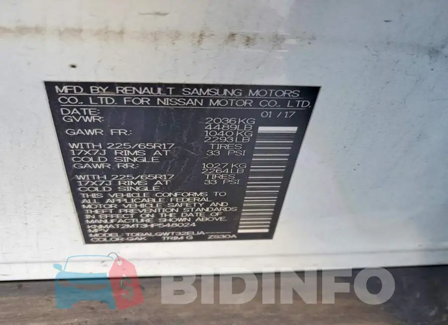 KNMAT2MT3HP548024 Photo# 12