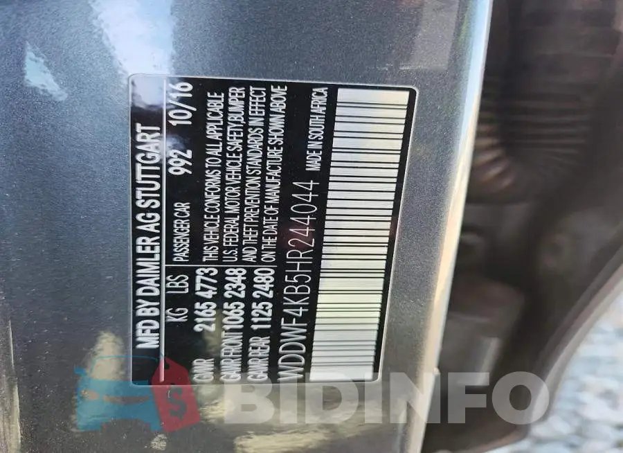 WDDWF4KB5HR244044 Photo# 12