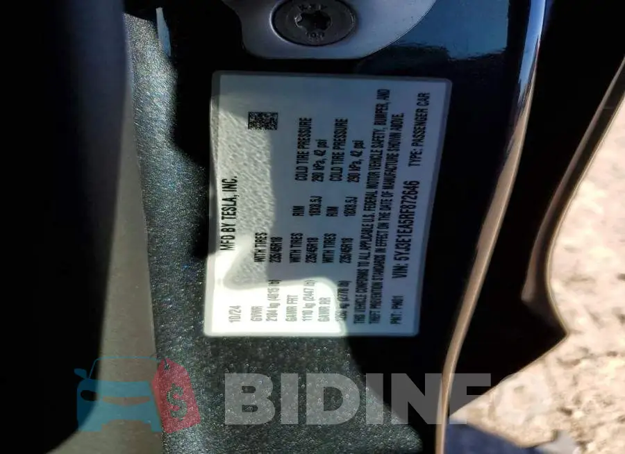 5YJ3E1EA5RF872646 Photo# 12