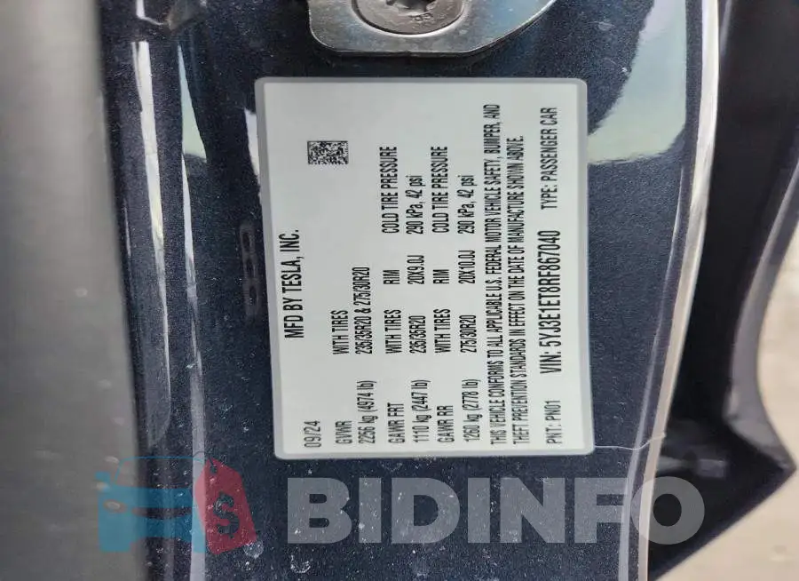 5YJ3E1ET8RF867040 Photo# 12