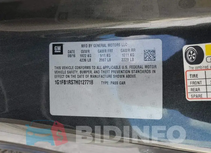 1G1FB1RS7H0127718 Photo# 12