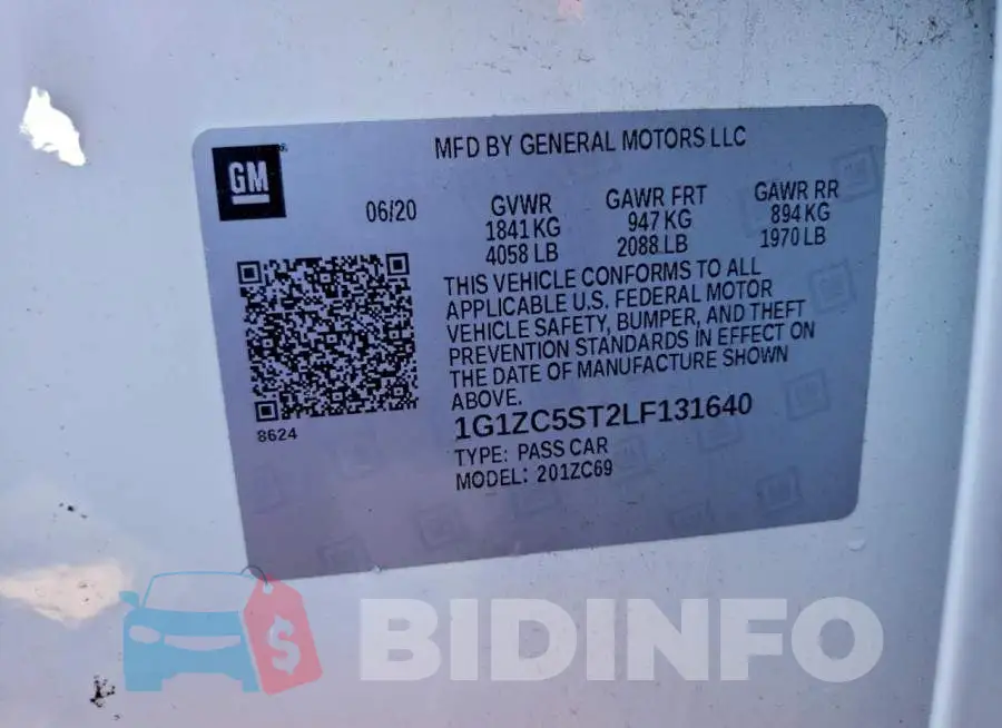 1G1ZC5ST2LF131640 Photo# 12