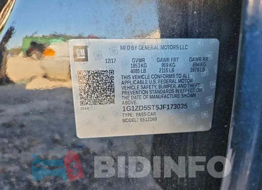 1G1ZD5ST5JF173035 Photo# 12