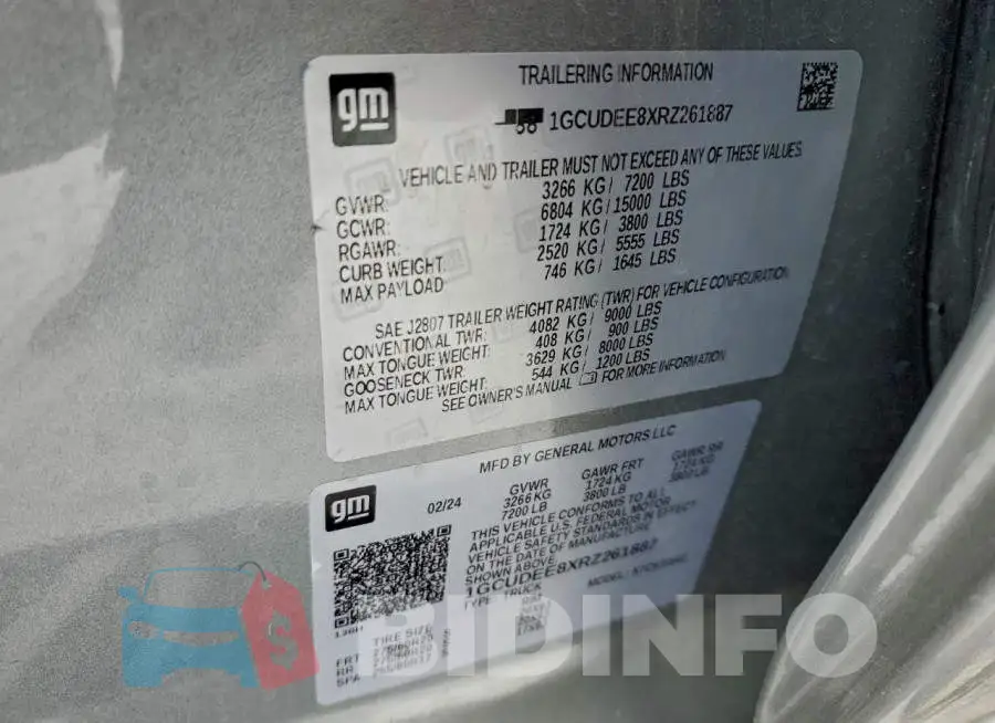1GCUDEE8XRZ261887 Photo# 12