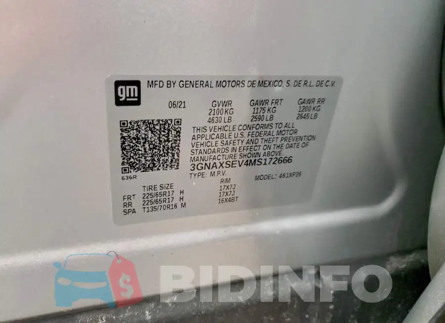 3GNAXSEV4MS172666 Photo# 13