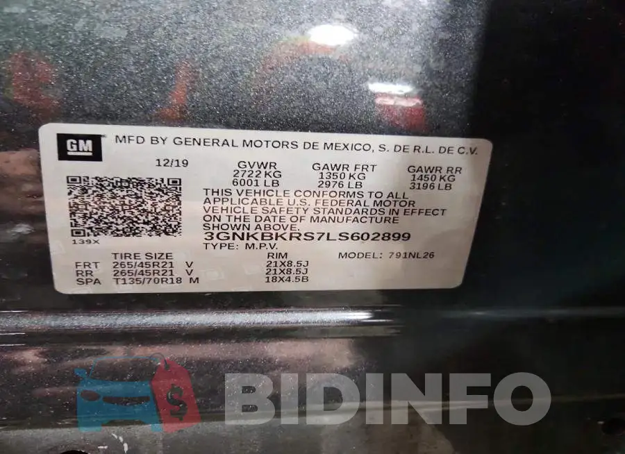 3GNKBKRS7LS602899 Photo# 14