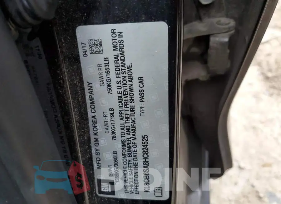 KL8CB6SA8HC824525 Photo# 12