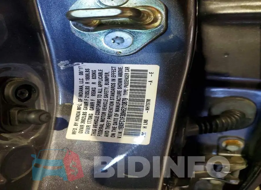 19XFC1F30HE213879 Photo# 12