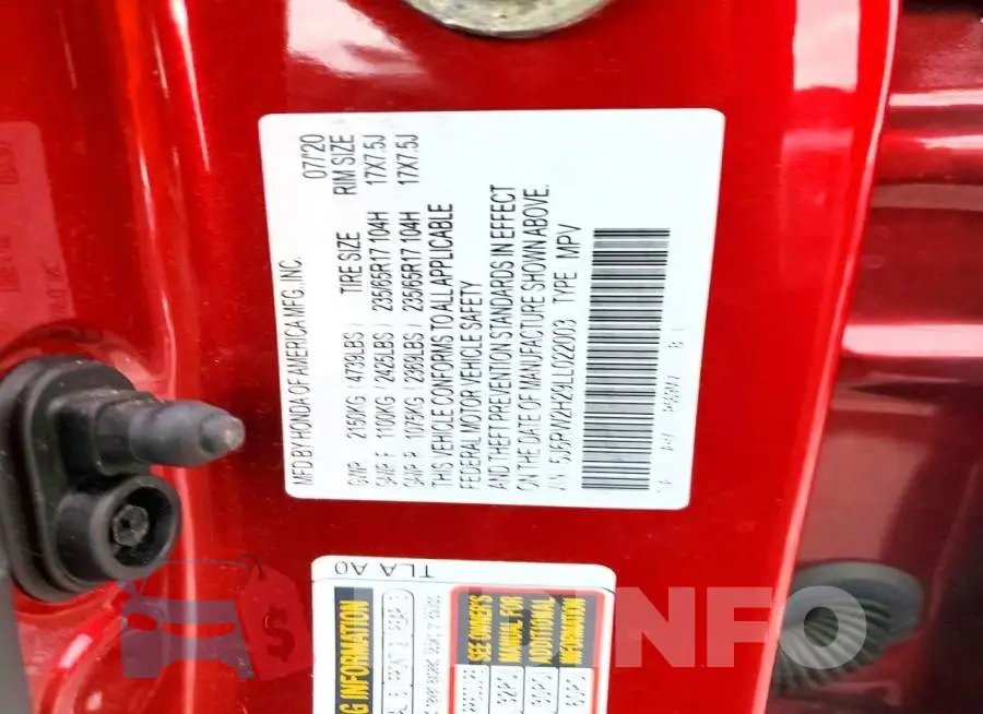 5J6RW2H29LL022003 Photo# 12