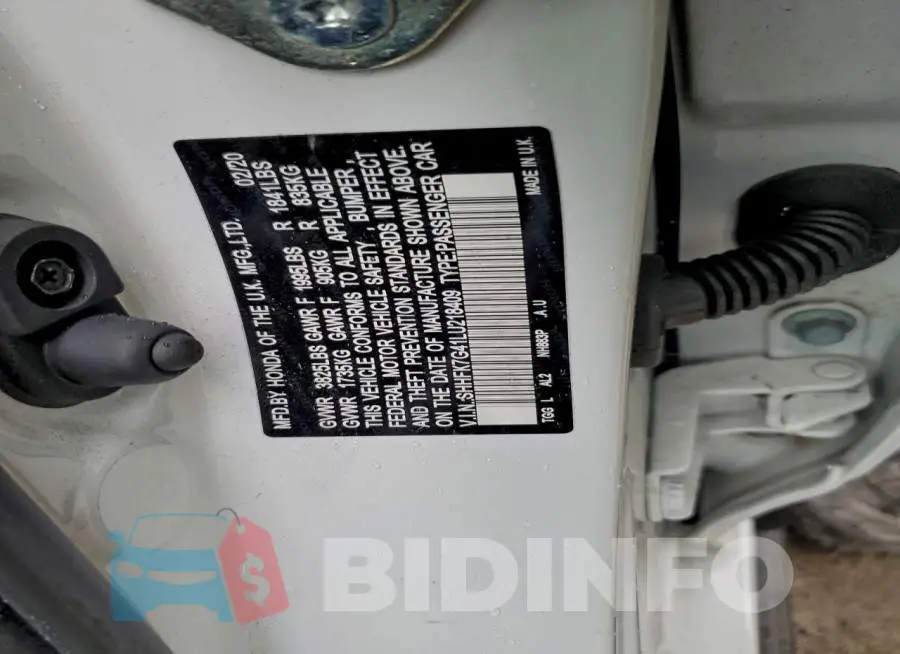 SHHFK7G41LU218409 Photo# 12