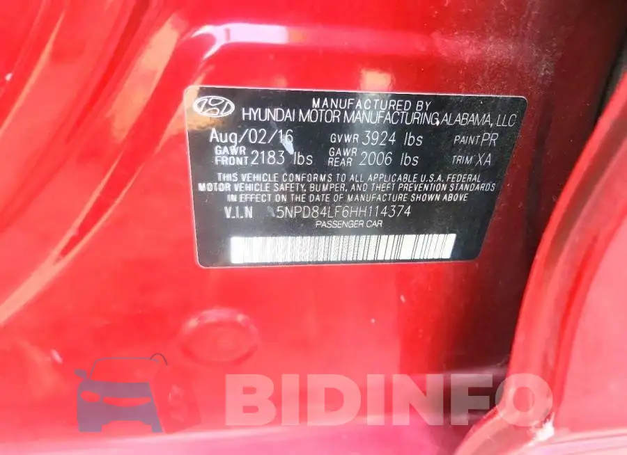 5NPD84LF6HH114374 Photo# 12