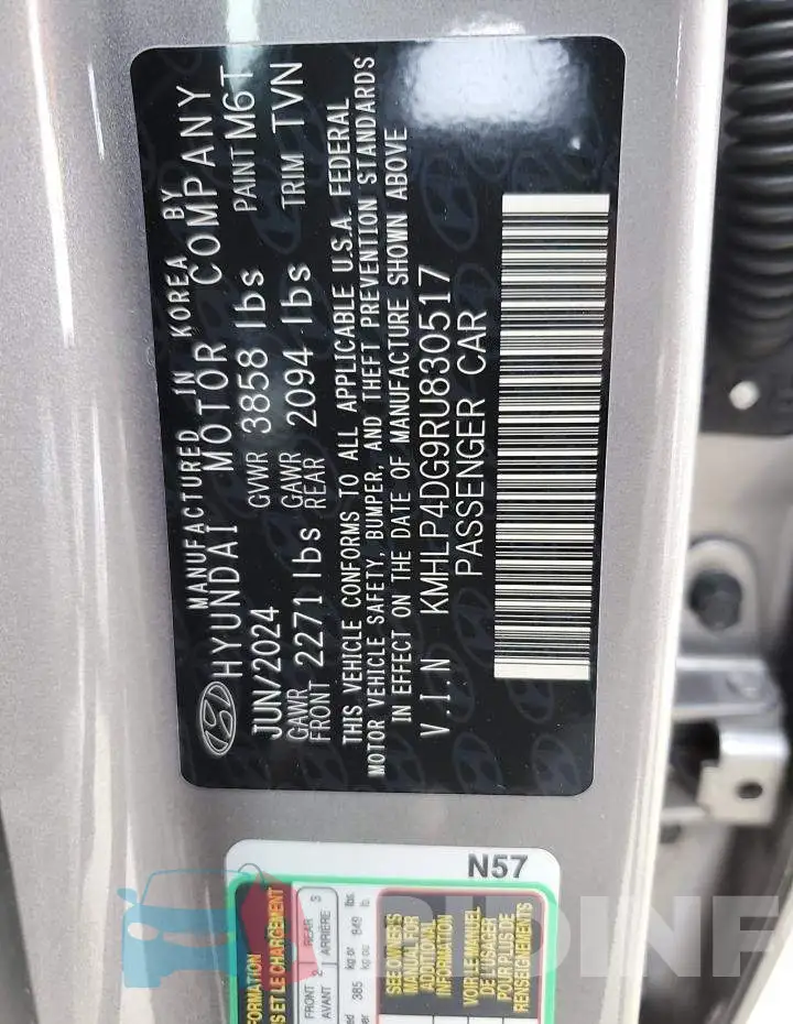 KMHLP4DG9RU830517 Photo# 13