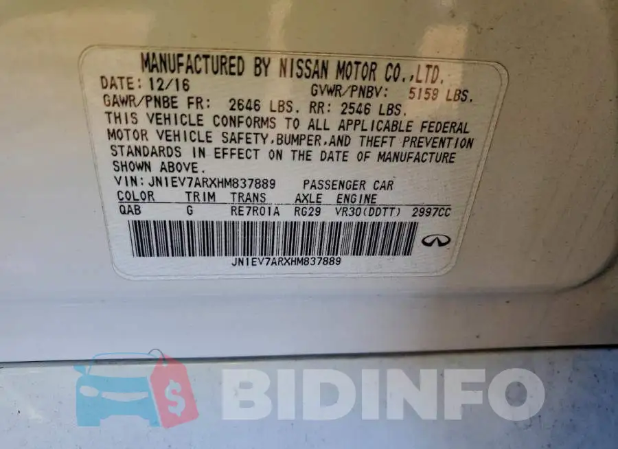 JN1EV7ARXHM837889 Photo# 12