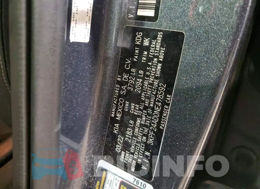 3KPF24AD0NE478592 Photo# 12