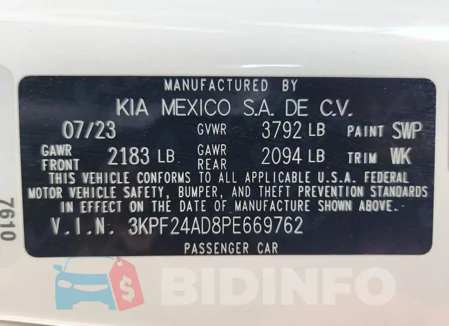3KPF24AD8PE669762 Photo# 12