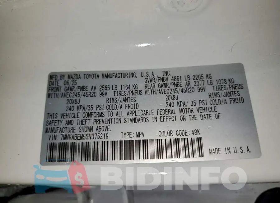 7MMVABEM5SN375219 Photo# 14