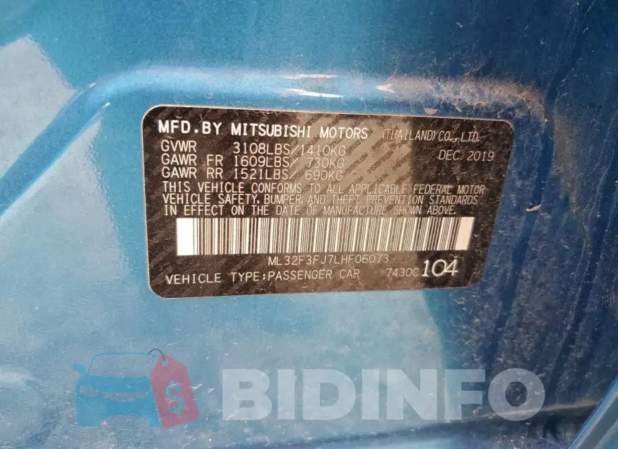 ML32F3FJ7LHF06073 Photo# 12