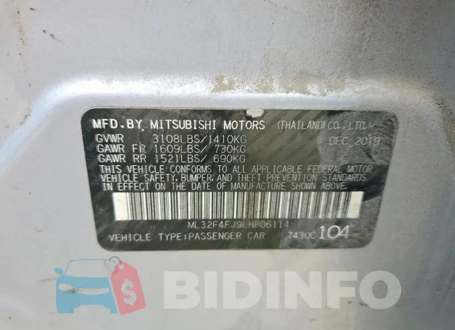 ML32F4FJ9LHF06114 Photo# 11