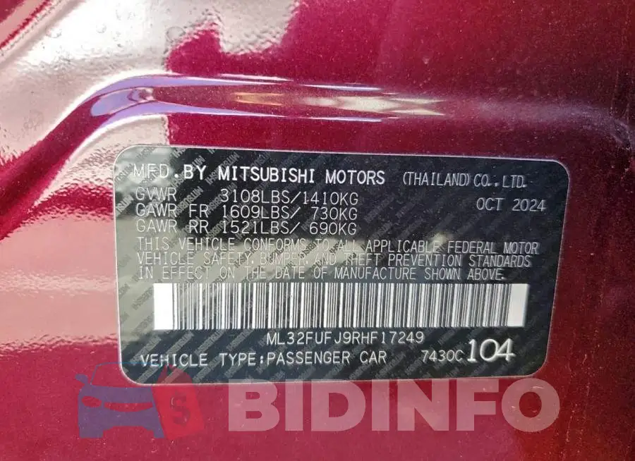 ML32FUFJ9RHF17249 Photo# 12
