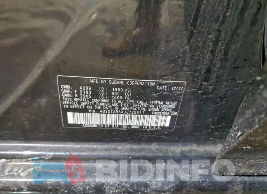 4S3GTAB6XJ3725571 Photo# 12