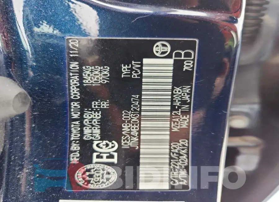 JTNK4MBE0M3120474 Photo# 12