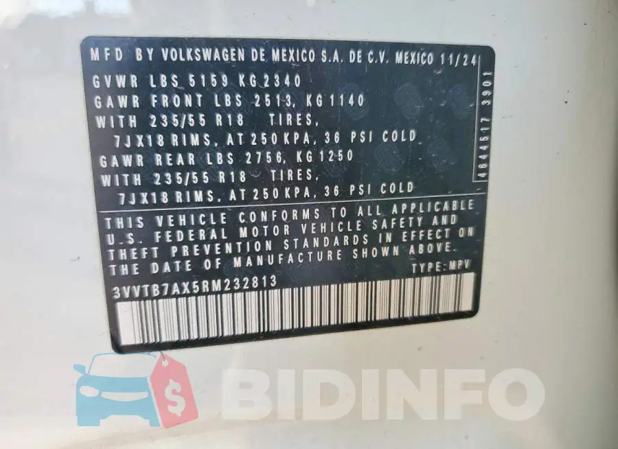 3VVTB7AX5RM232813 Photo# 12
