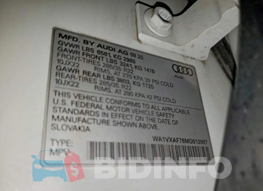WA1VXAF78MD012997 Photo# 13