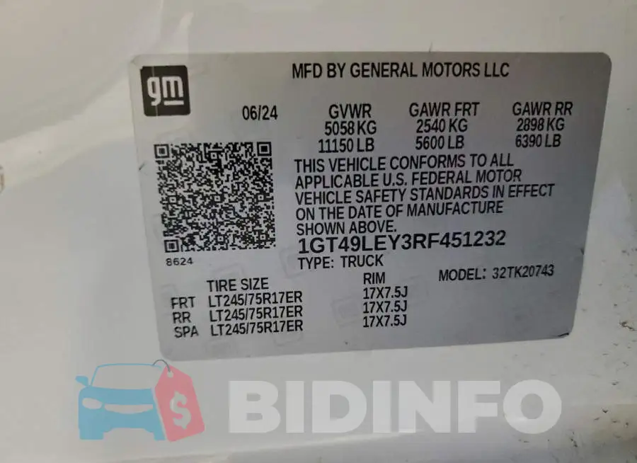 1GT49LEY3RF451232 Photo# 12