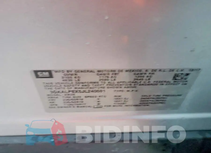 3GKALPEX5JL240681 Photo# 12
