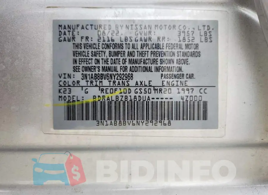 3N1AB8BV6NY292968 Photo# 12