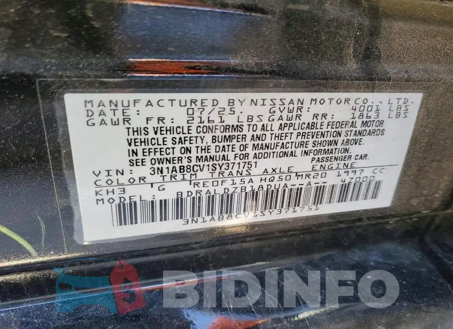 3N1AB8CV1SY371751 Photo# 12