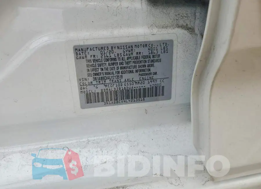 3N1AB8CV4LY213518 Photo# 13