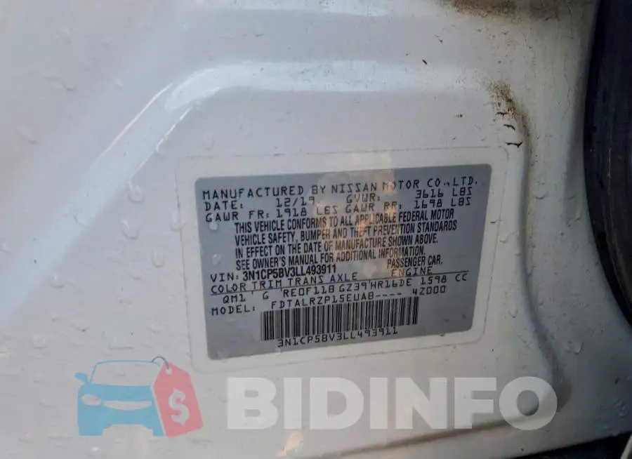 3N1CP5BV3LL493911 Photo# 13