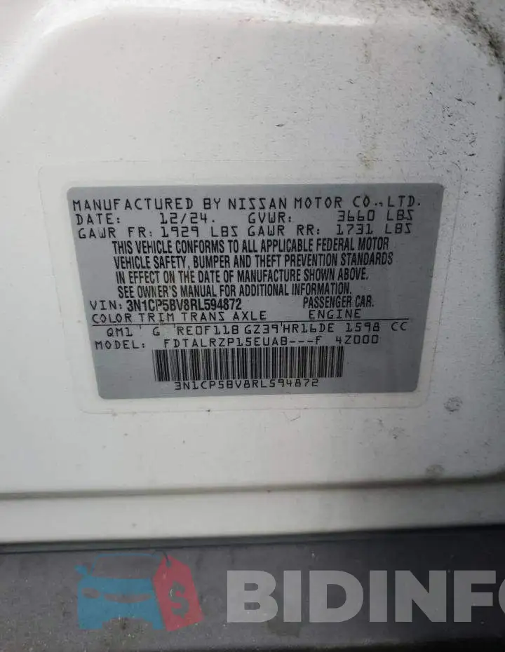 3N1CP5BV8RL594872 Photo# 13