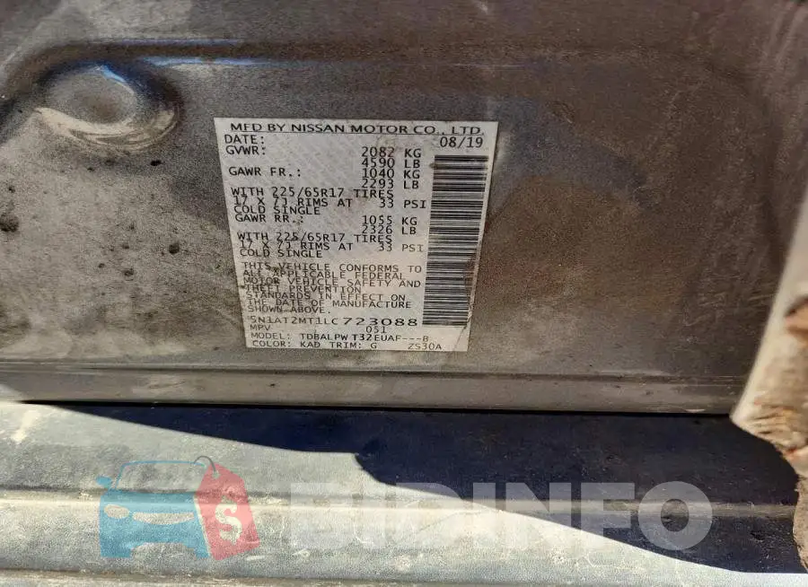 5N1AT2MT1LC723088 Photo# 13