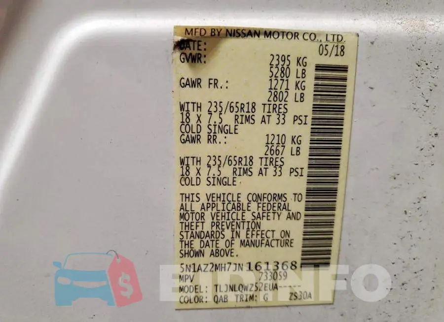5N1AZ2MH7JN161368 Photo# 14