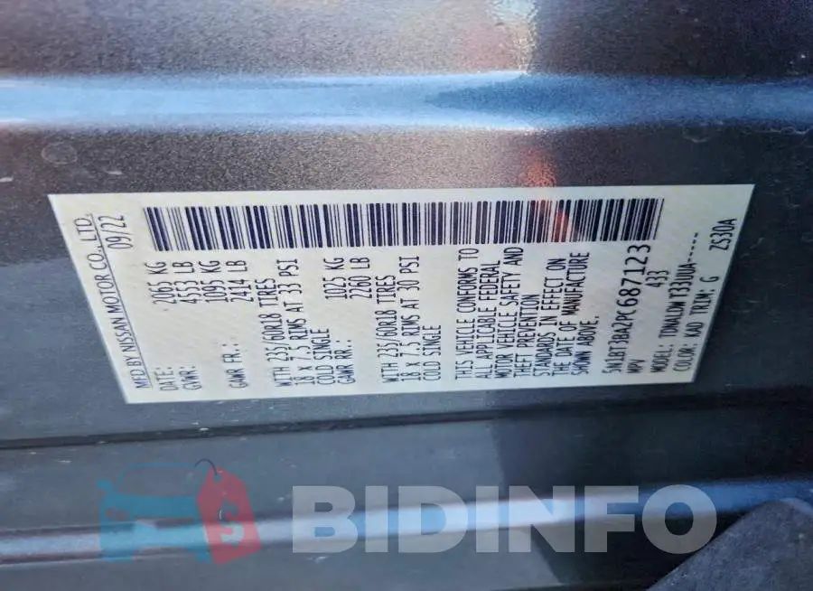 5N1BT3BA2PC687123 Photo# 13