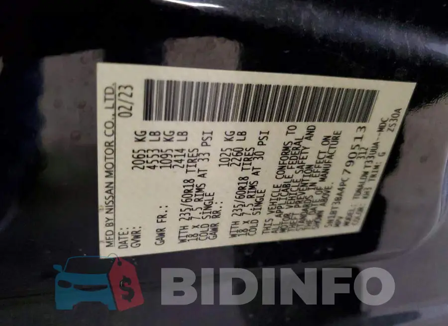 5N1BT3BA4PC790513 Photo# 13