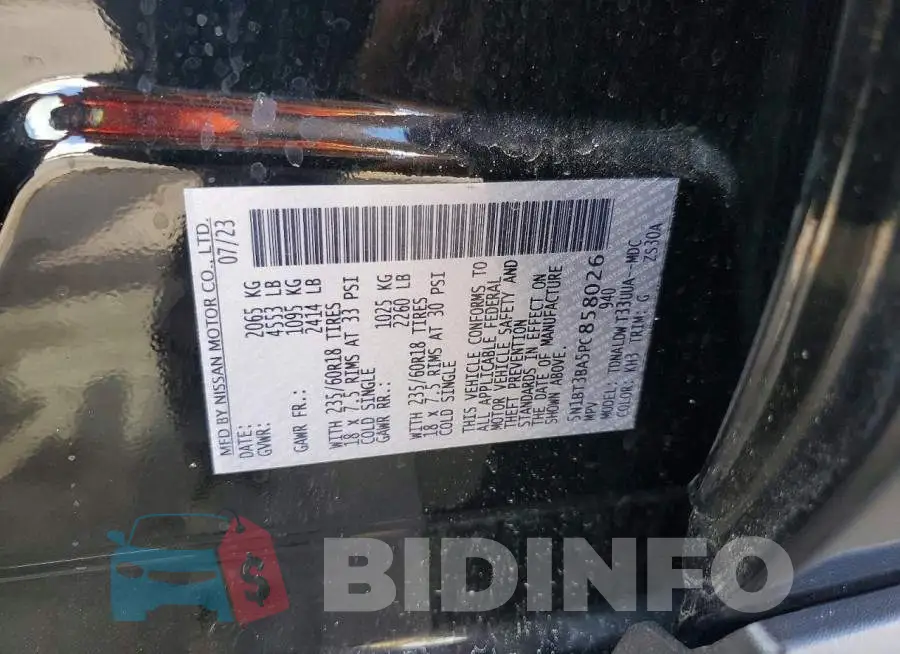 5N1BT3BA5PC858026 Photo# 12