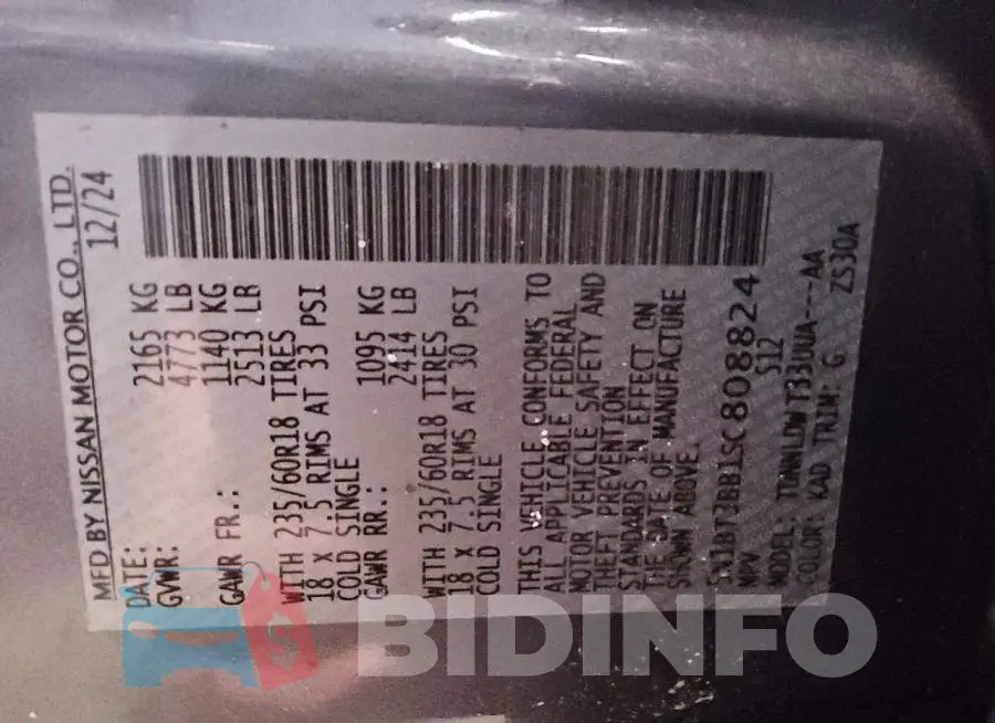 5N1BT3BB1SC808824 Photo# 13