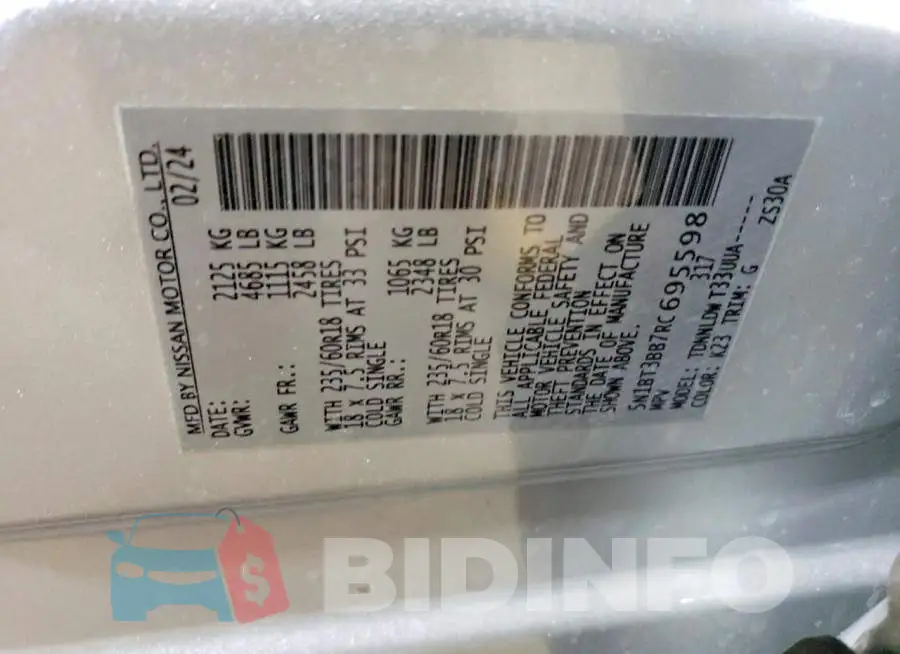5N1BT3BB7RC695598 Photo# 14